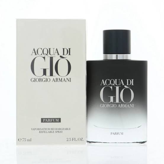 Acqua di Giò Eau de Parfum Refillable Spray 2.5 oz – Marine Notes, Green Mandarin & Vetiver