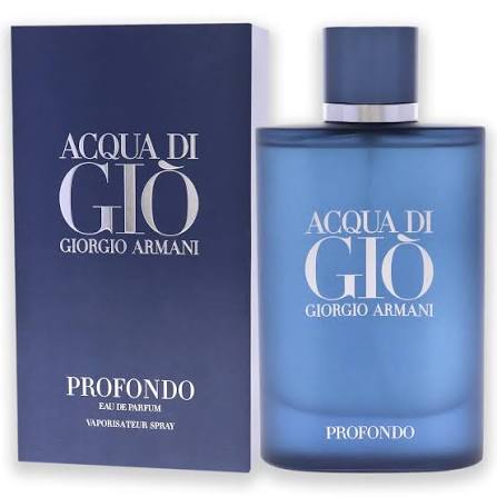Profondo Navy Blue Eau de Parfum for Men 4.2 oz – Deep Marine, Bergamot, Cypress & Amber