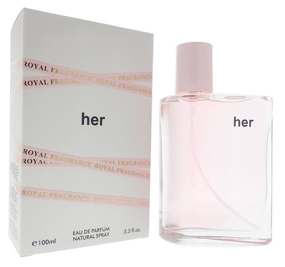 Her Eau de Parfum Spray for Women 3.3 oz – Crushed Red Berries, Jasmine & Creamy Musk